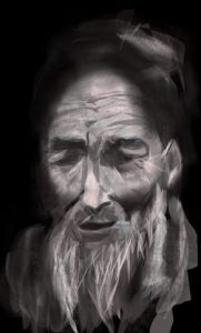 Voir le détail de cette oeuvre: Le vieux népalais... 