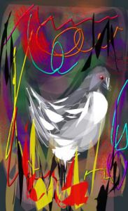 Voir le détail de cette oeuvre: Le pigeon... 
